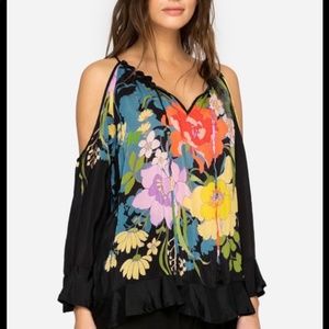 Johnny Was Fusion Cold Shoulder Blouse